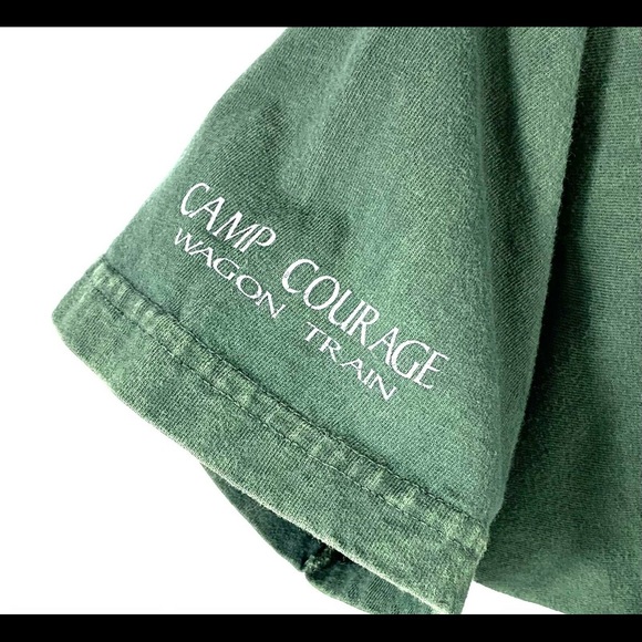 Vintage Polar Wolves Tee Green Mens Size Large - Picture 4 of 7